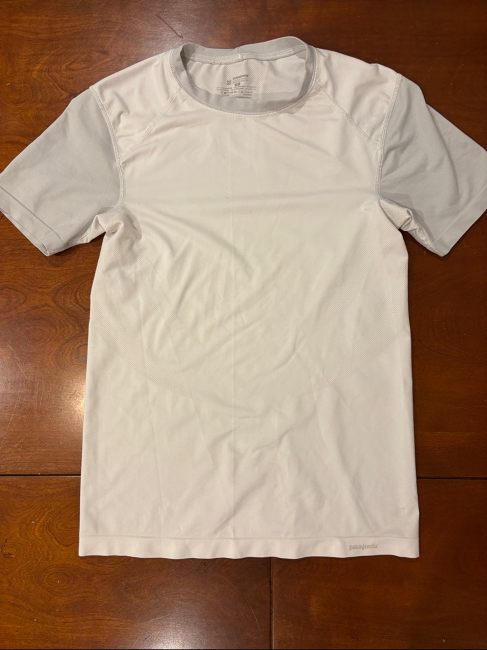 Patagonia White Short Sleeve Performance Tee